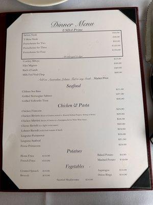 4/29/23 menu