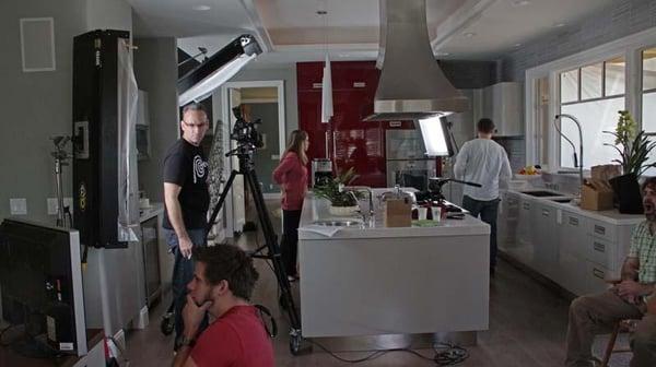 Filmed in a house in the San Francisco Bay Area showcasing the software capabilities.