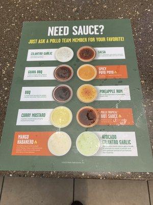 Delicious sauces