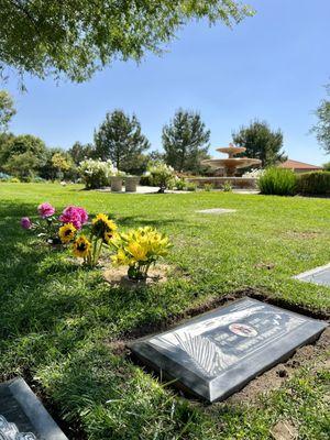 Montecito Memorial Park. Thank You Groundskeeper Carlos.