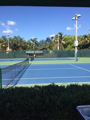 Lighted courts