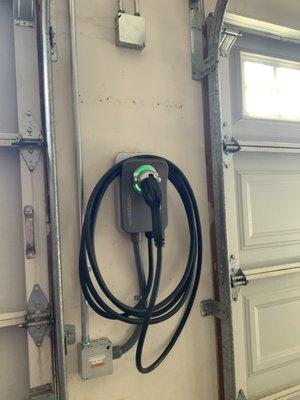 EV Charger hardwired...