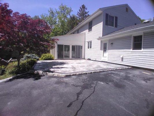 Beautiful patio completed in fort lee