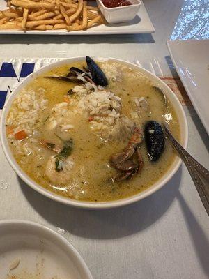 Seafood soup