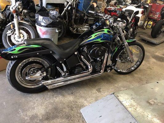 Custom built motorcycles made to order