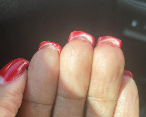 Natural nails ruined