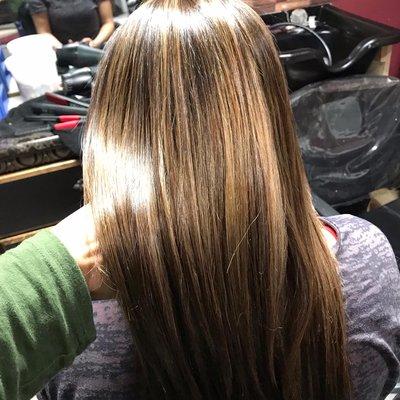 Caramel highlights