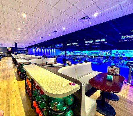 Huge bowling alley