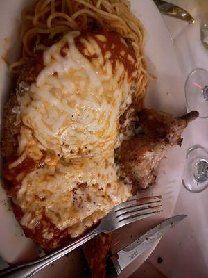 Pork chop parmesan style