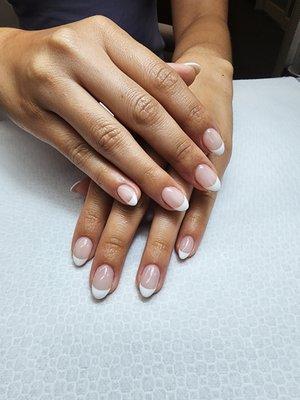 Russian manicure,
Luminary system 
Gel french