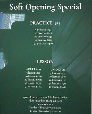 11.11.24 our soft opening special for our golf buddies!!! Come check us out. 
Follow us for more update events @flightedgolfsimhawaii