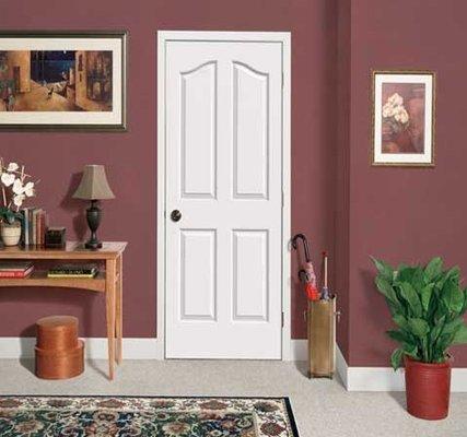 eyebrows 4 panels hollow or solid door from jeld-wen company