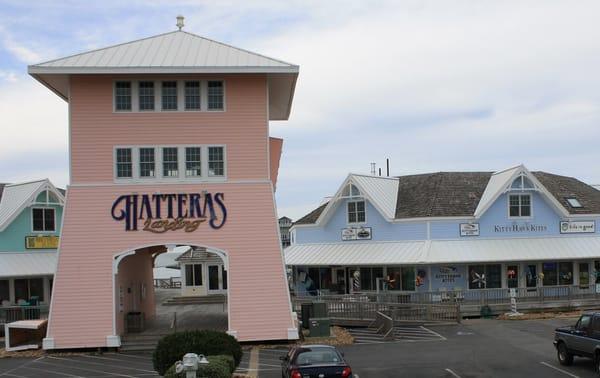 Our store is to the right....rignt next to the ferry to Ocracoke!