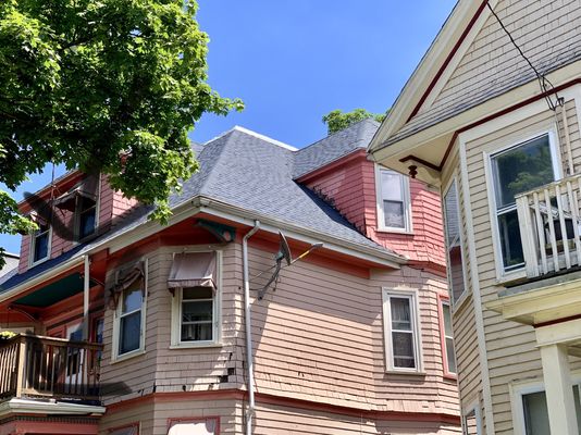 After picture of New Certainteed Landmark Roofing Shingles installed in Waltham,Massachusetts