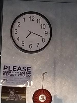 backwards clock