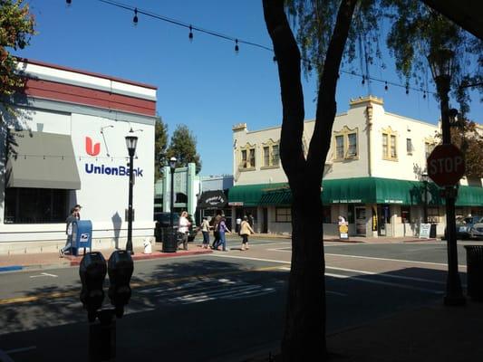 View of Main Street from Subway.