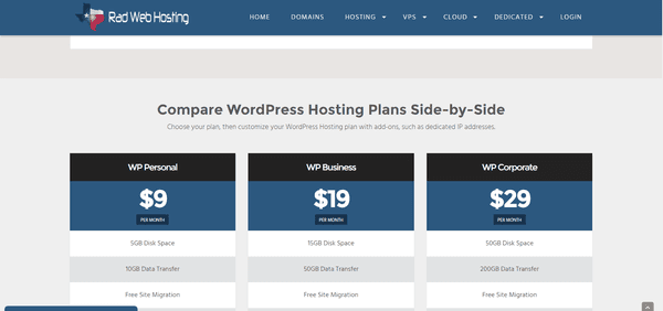 Rad Web Hosting