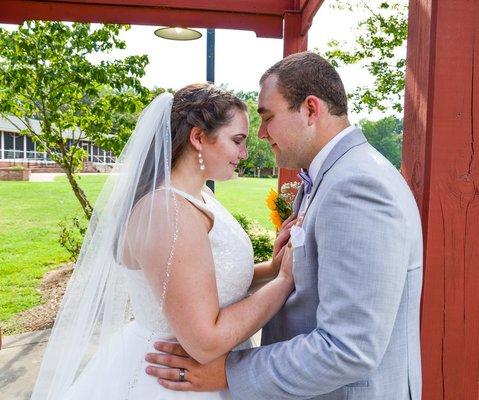 bride and groom session