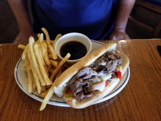 French dip with fries