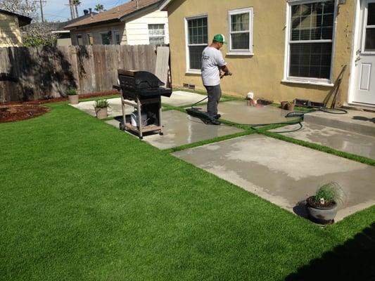 Redondo Beach Back After Artificial Grass 2