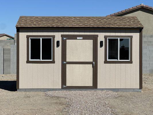 Our beautiful 10x16 shed!