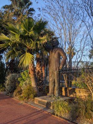 Al Edwards Juneteenth statue at Ashton Villa