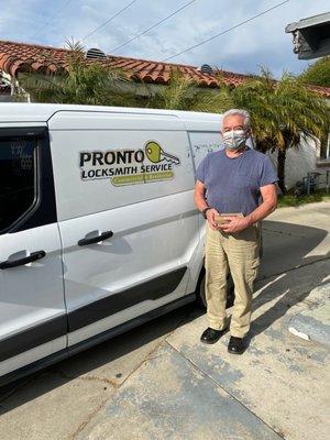 Luis and his prompt van and services