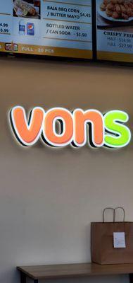 Vons has a great menu