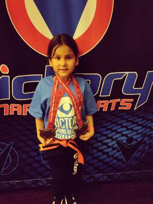 Victory Martial Arts Spring Region Champion in Form