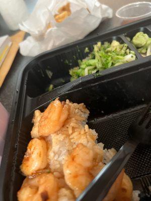 Shrimp bento