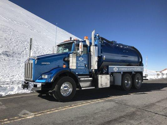 We also do pumping on the summit of Mauna Kea