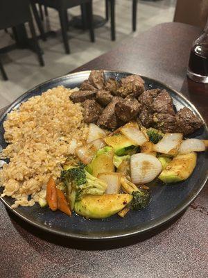 Filet mignon hibachi