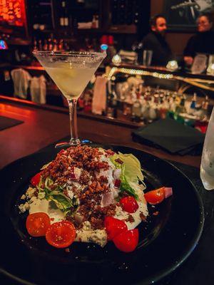 Lemon Drop Martini & Wedge Salad