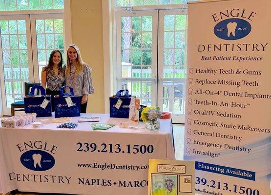 We love presenting on dental implants for our local residents in Marco and Naples.