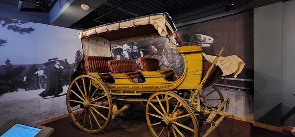 Carriage used for Yellowstone tours