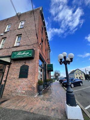 Exterior on a beautiful February day.