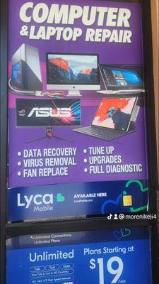 YK WIRELESS CELLPHONE REPAIR 
** We speed slow computers 
** Buy old phones & Computer 
** Screen Repairs
** Custom gaming PC Repairs