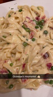 Fettucini Carbonara