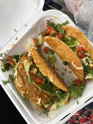 5 hard shell Buy 5 Tacos Get 1 Free Special (But I ate most of them )