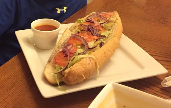 Grilled Chicken hoagie - Great !