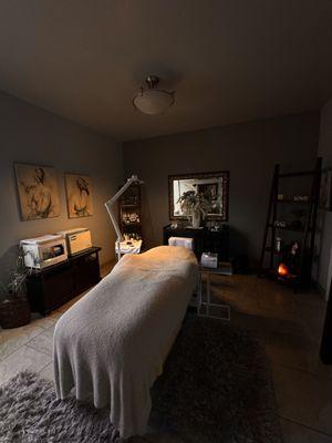 This is the room where you'll receive all of your treatments!