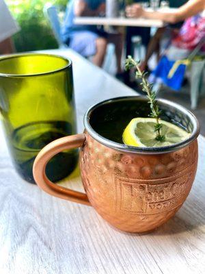 Peach and Orange Blossom Mule