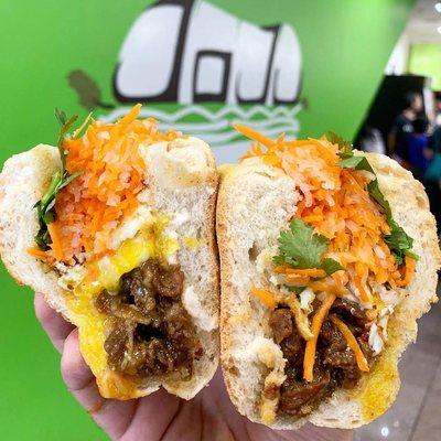 #4 Beef Bulgogi Banh Mi. Don't forget to add a Runny Egg! PC: @milked_eats from Instagram.