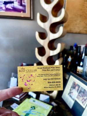 Wine Tasting Experience for $20 P/P~