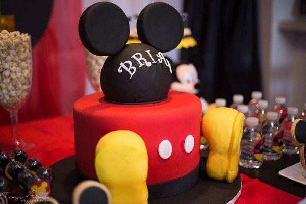 Mickey Mouse first birthday cake!