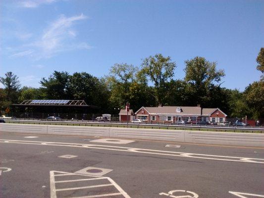 All town rest stop on Route 15; small lack parking.