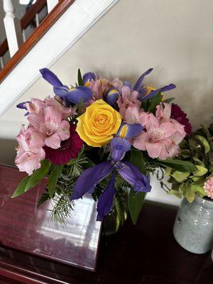 Flowers in vase.