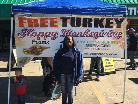 2nd Annual Turkey Giveaway