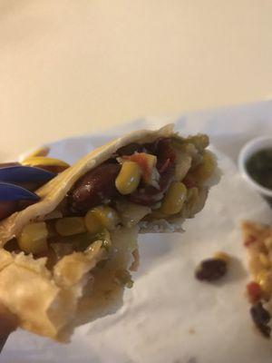 Vegan Veggie Empanada so good!