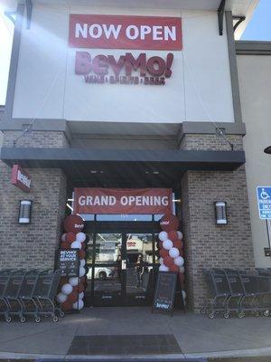 Grand opening of BevMo!